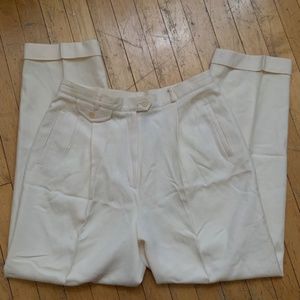 Vintage Ralph Lauren High Waist Pleated Wool Pants